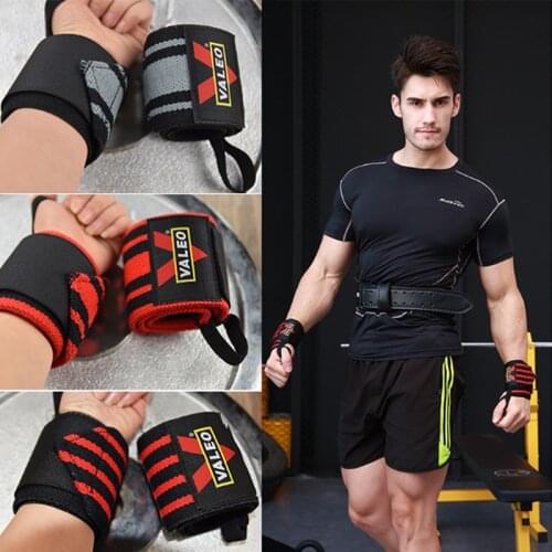 1pcs Fitness Wrist Support Padded Wrist Thumb Brace Strap Power Weight Lifting Hand Wrap Support Gym Training Bar Wristband