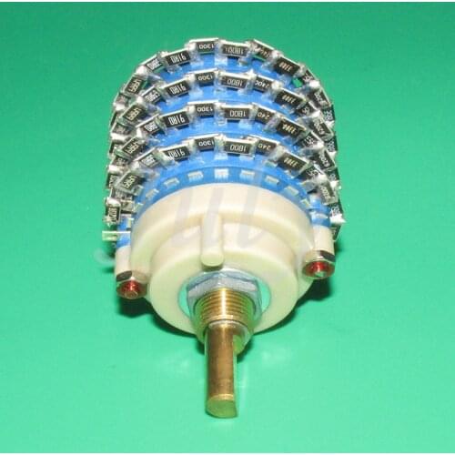 24 steps stepping potentiometer for balance 50K/100K/250K, balance volume potentiometer, chip resistance welding