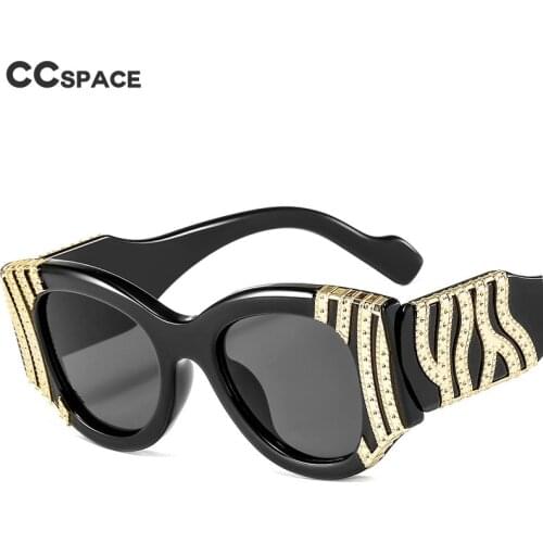 46577 Cat Eye Punk Luxury Sunglasses Men Women Fashion Shades UV400 Vintage Glasses
