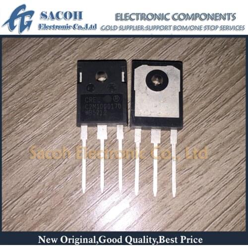 Free shipping 5Pcs C2M1000170D C2M1000170 TO-247 4.9A 1700V 1ohm Silicon Carbide Power MOSFET