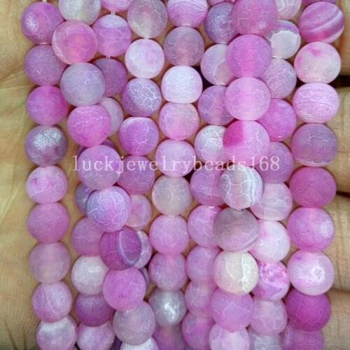 Free shipping Fashion Jewelry 8mm Beautiful Frost Dragon Veins Carnelian Ball Loose Beads FG6839