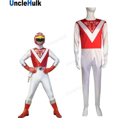 Choujuu Sentai Liveman Red Falcon Satin Fabric Cosplay Costume | UncleHulk
