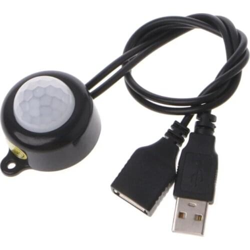 Motion Sensor Light Switch USB Plug Infrared PIR Motion Sensor Switch DC5V 12V 24V For LED Strip Night Lights