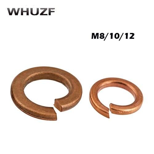 DIN127 GB93 M8 M10 M12 M6 Bronze Copper Shells Pad Spring Lock Washer Elastic Gasket HW117