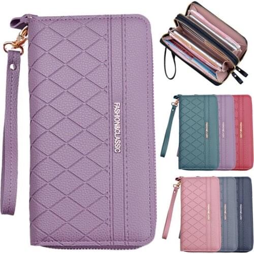 Long Womens Wallet Female Purses Tassel Coin Purse Card Holder Wallets Female Pu Leather Clutch Money Bag Pu Leather Wallet2021