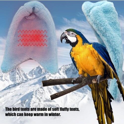 Pet Bird Hammock Nest Soft Cotton Comfortable House Sleeping Bed For Pet Tent Wind Shelter In Winter