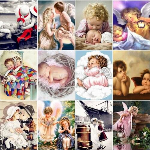 EverShine 5D Diamond Painting Full Drill Square Child Cross Stitch Diamond Art Bead Embroidery Kits Wall Decor Handwork Gift
