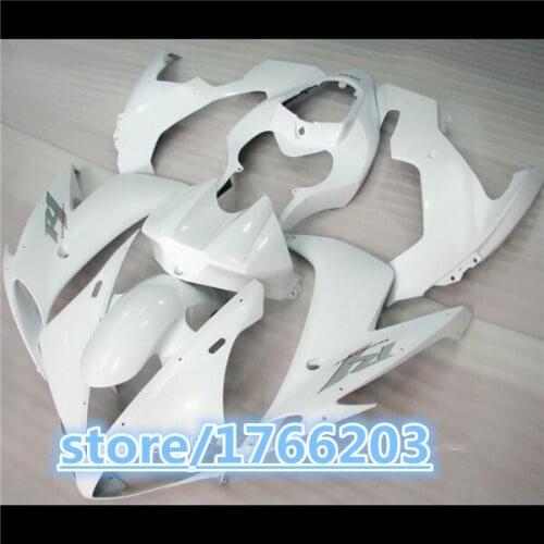 Gloss white For YZF R1 04-06 YZFR1 YZF1000 04 05 06 YZF 1000 ALL White YZF-R1 2004 2005 2006 Fairings BBF