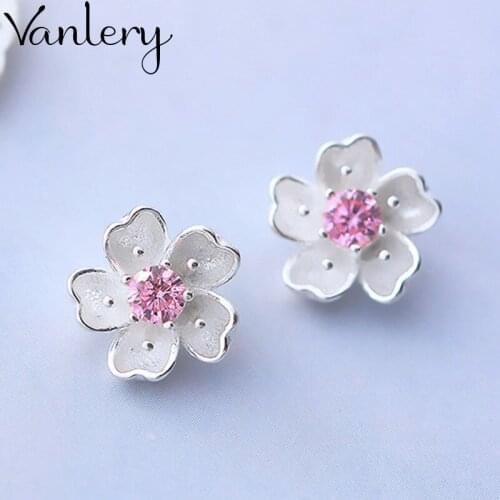 Korean Version of Retro Vintage Crystal Flower Earrings For Women Punk Geometric Earrings 2021 New Trendy Jewelry