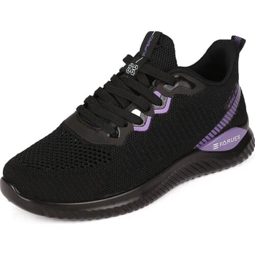 NEW Sneakers for Women Summer Woman Breathable Sock Casual Shoes Lace Up Tennis Mesh Shoes Female Sport Shoes Ladies Flats