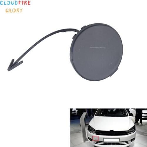 CloudFireGlory 5C6807241 Front Bumper Grille Tow Eye Cap Cover Unpainted For VW Jetta MK6 2011 2012 2013 2014