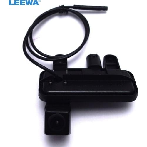 LEEWA Car CCD Rearview Camera Trunk Handle Camera for For Mercedes-Benz E-Class Original Size Night Vision Parking Camera #2120