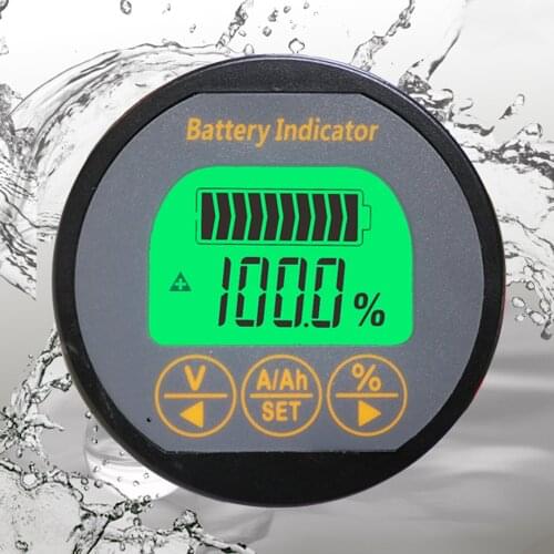 Battery Monitor 8-80V 50A 100A 350A Capacity Tester Caravan RV Motorhome UPS lithium iron lead-acid 12V 24V 36V 48V CAR Current
