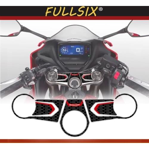 Motorcycle sticker For HONDA CBR650R CBR 650R 2019 3D Carbon Sticker Gas Cap Tank Pad Protection Sticker Decal Stickers Moto