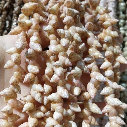 Natural shell Beaded small field snails shape craft shell beads For jewelry making DIY Bracelet necklace fish tank landscape