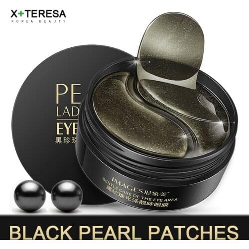 Black Pearl Eye Patches Moisturizing Collagen Gel Mask Whiten Remove Dark Circle Anti Age Wrinkle Eye Bag Korean Skin Care 60pcs