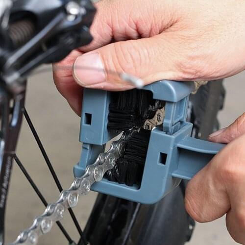 Plastic Motorcycle Bicycle Chain Clean Brush Gear Grunge Brush MTB Mountain Bike Machine Washer Brush Scrubber Cycling Clean Kit