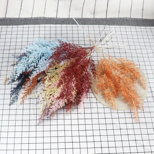 90cm Plastic Artificial Flower Fishing Rice Ears Wedding Flower Arrangement Road Guide Wedding Hall Ceiling Forest