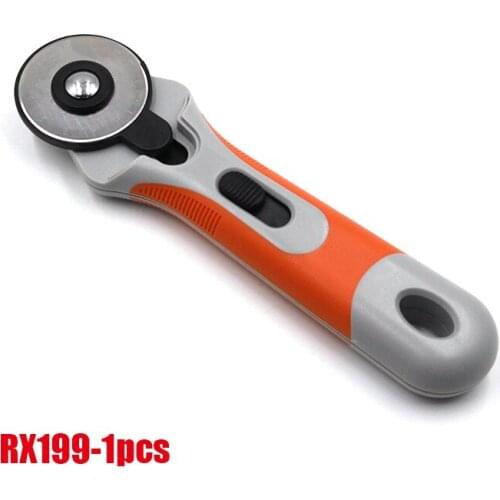 Tailor Supplies 45mm Patchwork Tools Safe Roller Wheel Round Knife For Hand Cutting Leather Fabrics Wheel Knife Rotary Cutter