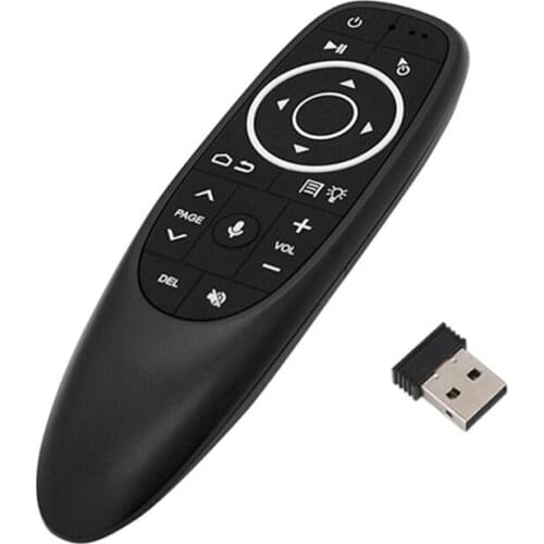 G10S PRO Smart Voice Remote Control Gyroscope Wireless Air Mouse with Backlit for X96 H96 MAX T95Q TX6 Android TV Box