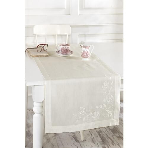 Ödel Home Buldan Its Silk Embroidered Runner