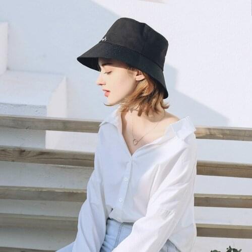 Fishermans Hat Japanese Sunshade Bucket Cap Female Summer Korean Version Sun Protection Travel Outdoor Casual Women Caps H7122