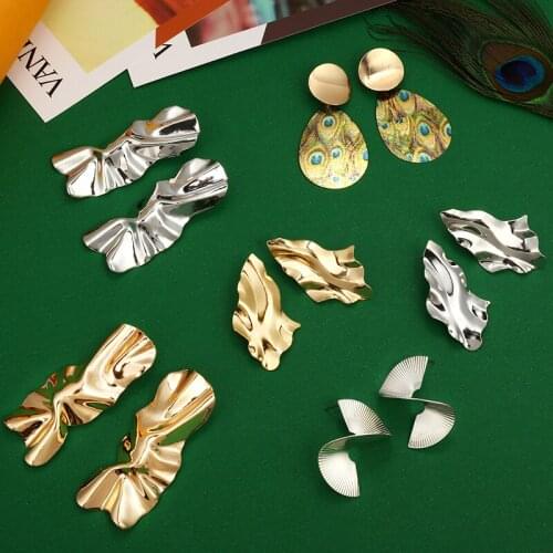 Hesiod Fashion Statement Earrings 2019 Metal Geometric Earrings For Women Hanging Dangle Earrings Drop Earing Modern Jewelry