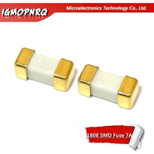 10PCS 1808 Littelfuse Fast Acting SMD SMT 7A 125V Surface Mount Fuse