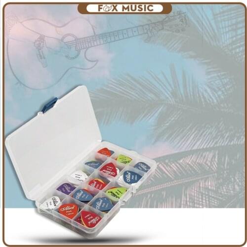 100pcs Acoustic Electric Guitar Picks Single Thickness 0.58 0.71 0.81 0.96 1.20 1.50 (mm) Color Random