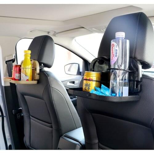 Car seat beverage holder car folding table car cup holder Car Back Seat Table Holder Stand Desk Auto Drink Food Cup Tray