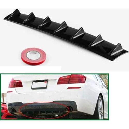 Car Bumper Deflector Modified Spoiler Shark Fin 7 Wings For BMW E36 E46 E90 E39 E30 F30 F10 F20 X5 E53 E70 E87 E34 E92 M