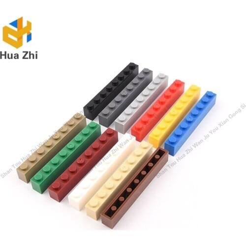 Building Blocks Parts 3008 10PCS Brick 1 x 8 LEGOING MOCS Education