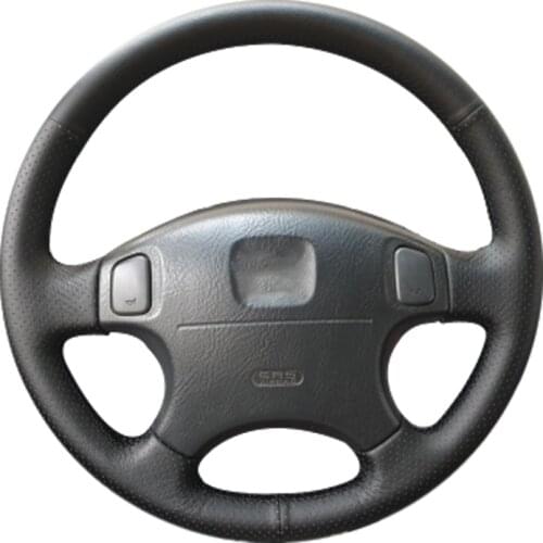 DIY Genuine Leather Car Steering Wheel Cover For Honda CRV CR-V Accord 6 Odyssey 1998-2001Prelude/ Protect Steering-wheel