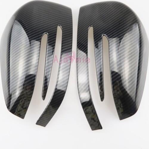 For Mercedes Benz AMG A Class W176 A45 2013-2018 Car Styling Carbon Fiber Color Side Mirror Overlay Rear View Cover Accessories