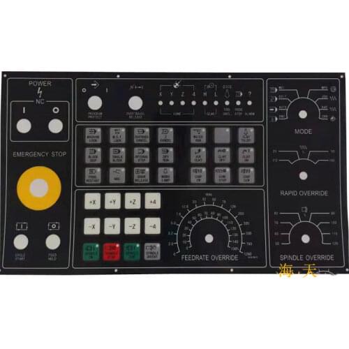 For FANUC system, Haitian CNC lathe machining center operation panel face button film