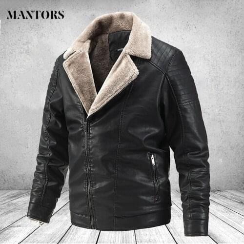 Men Faux Leather Jacket 2021 Winter Autumn Mens Hip Hop Jacket Leather Moto Biker Male Oversize Streetwear Pockets Clothes Coats
