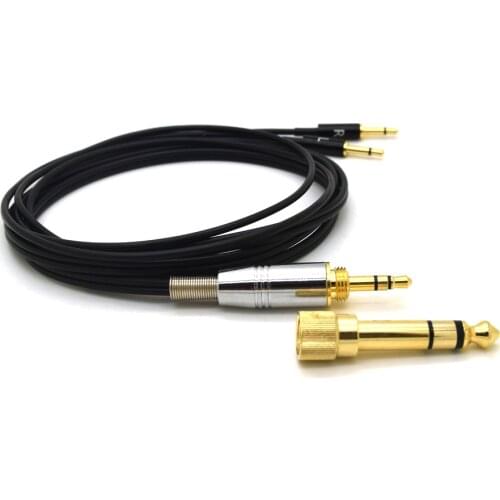 Upgraded Headphone Cable for Sennheiser HD477 HD497 HD212 pro EH250 EH350 for msur 650 Replacement Wire 6.35 / 3.5mm to 2.5mm