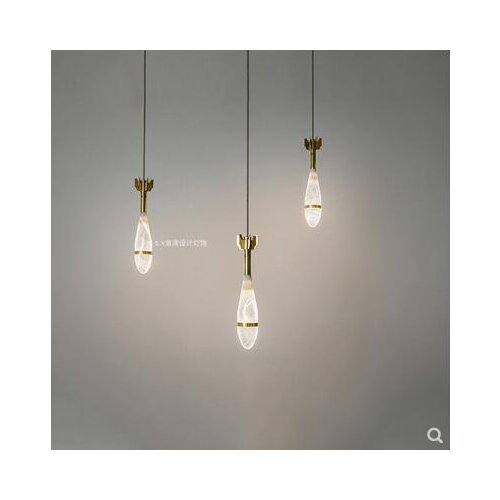 A little cool bullet pursuit gun military marble studio office gallery creative personality chandelier led