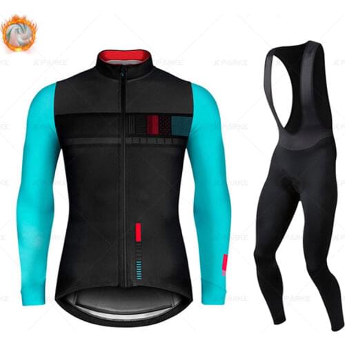 New 2020 Cycling Jersey Set Pro Team Long Sleeve Clothes Men Winter Cycling Clothing Thermal Fleece Ropa Ciclismo Hombre Warm