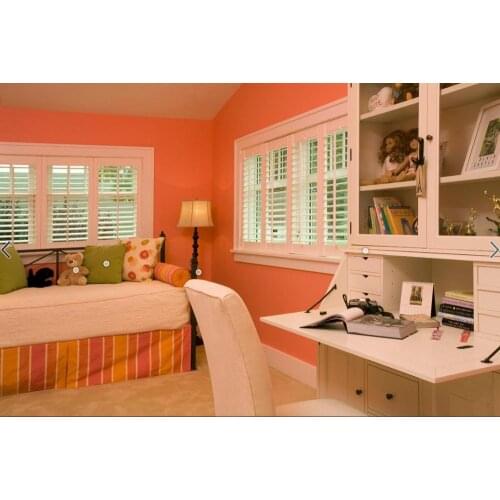 New Fashion Morden Design Real Wood Custom Made DIY Basswood Bi-fold Plantation Sliding Shutters