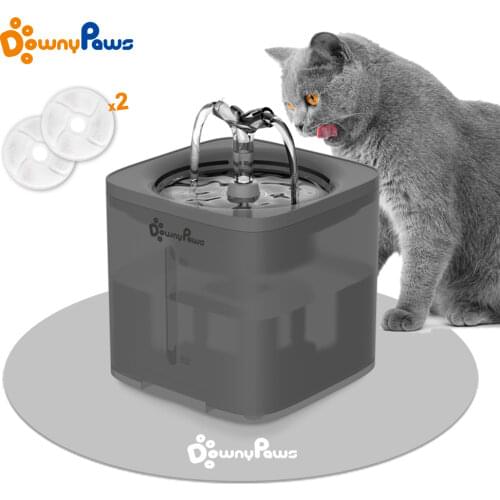2L Automatic Pet Cat Water Fountain Filter Dispenser Feeder Smart Drinker For Cats Water Bowl Kitten Puppy Dog Drinking Supplies