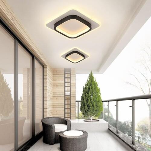 Modern Led Ceiling Light Nordic Minimalist Lighting Fixture Indoor Restaurant Kitchen Living Bedroom Study Home Decor Round Lamp