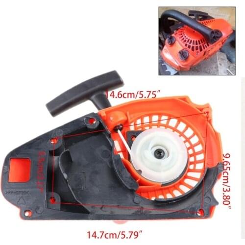 Gasoline Chainsaw Pull Starter Fit 2500 25CC Chainsaw Brush Cutter Parts Chainsaw Spares Parts Garden Tool 97QD