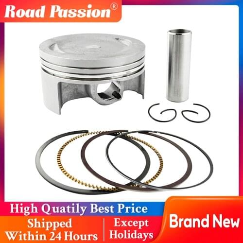 Road Passion Motorcycle Parts Piston Rings Kit 74~75mm for YAMAHA YBR250 XG250 TRICKER YFM25R Raptor 250 XT250 Serow YS250