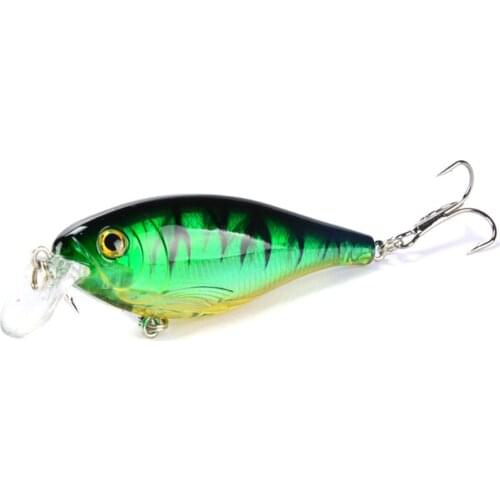 1pcs Laser Wobbler Fishing Lures 8.5cm 12.5g Deep Diving Minnow Fishing Hard Bait Aritificial Crankbait Lifelike Plastic Fish
