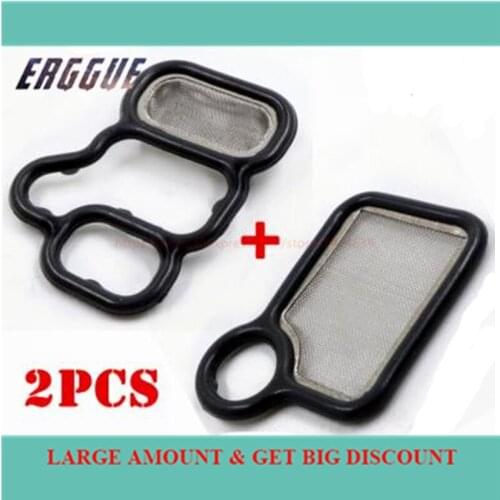 15815-RAA-A01 15845-RAA-A01 VVT Variable Timing Spool Solenoid Valve Gasket Filter For Acura For Accord For Civic CR-V FIT 2PC