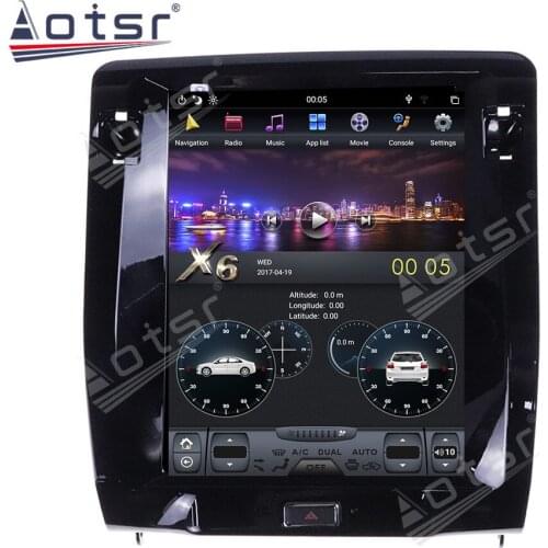 Vertical Screen Tesla Style PX6 Android 9.0 4+64GB Car Radio Player For Maserati Quattroporte 2013+ GPS Navigation CARPLAY DSP