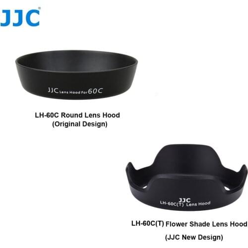 JJC Bayonet Lens Hood for Canon EF-S 18-55mm f/3.5-5.6 IS II/EF-S 18-55mm f/3.5-5.6 USM replaces EW-60C