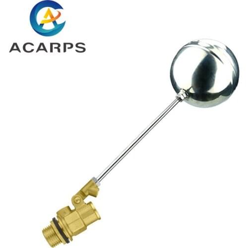 1/2" 3/4" 1" Brass Float Valve Cold and Hot Water Tank Floating Ball Valve Flow Control Cistern/Expansion Tanks