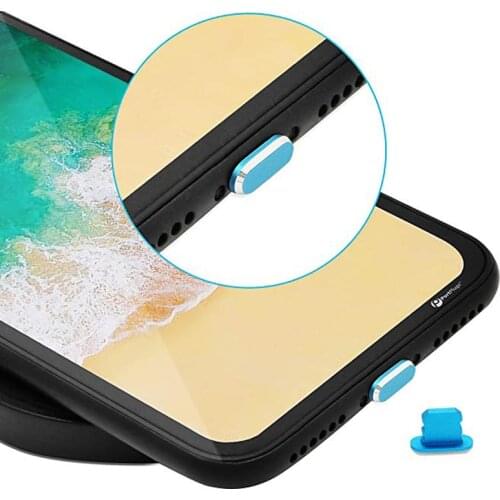 Metal Anti Dust Charger Dock Plug Stopper Cap Cover for iPhone 11 X XR Max 8 7 6S Plus 5S SE Cell Phone Accessories